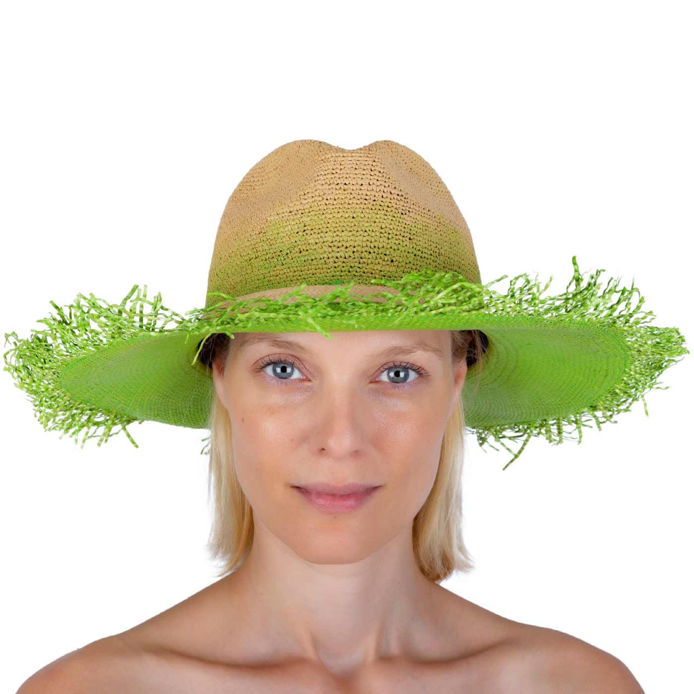 GREEN HERB HAT FRONT