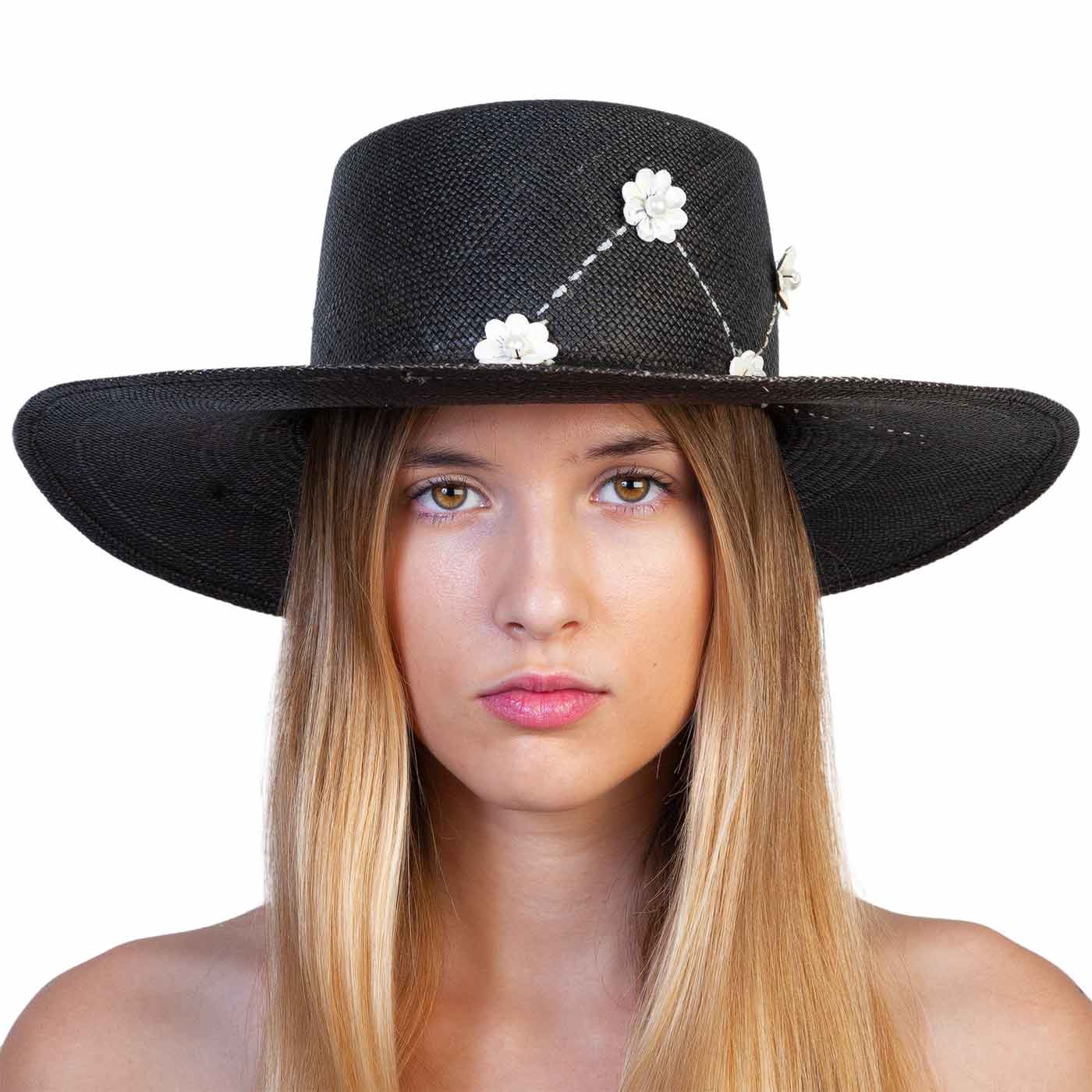 SHADOW DAISIES HAT FRONT