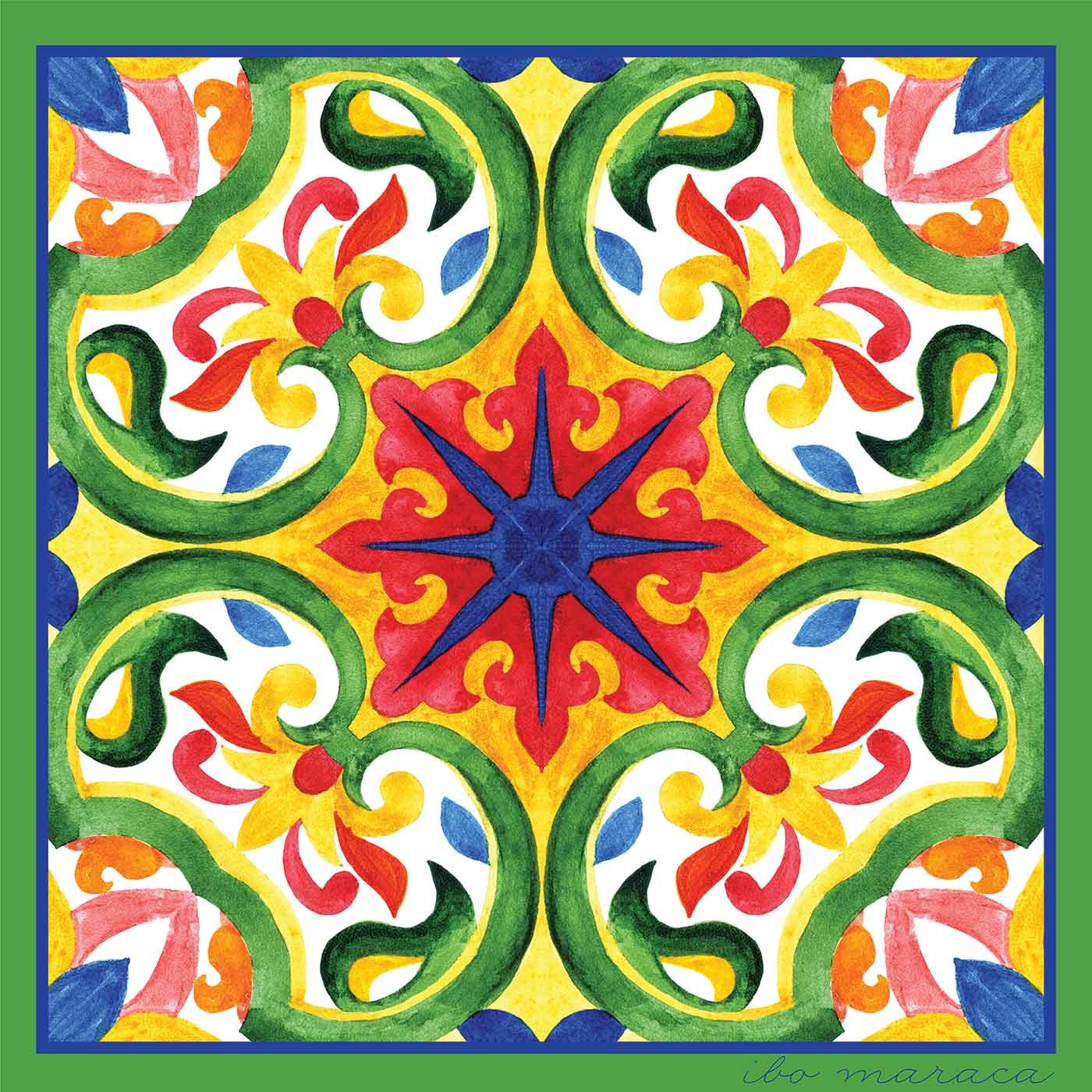 MARBELLA TWILL SILK SCARF