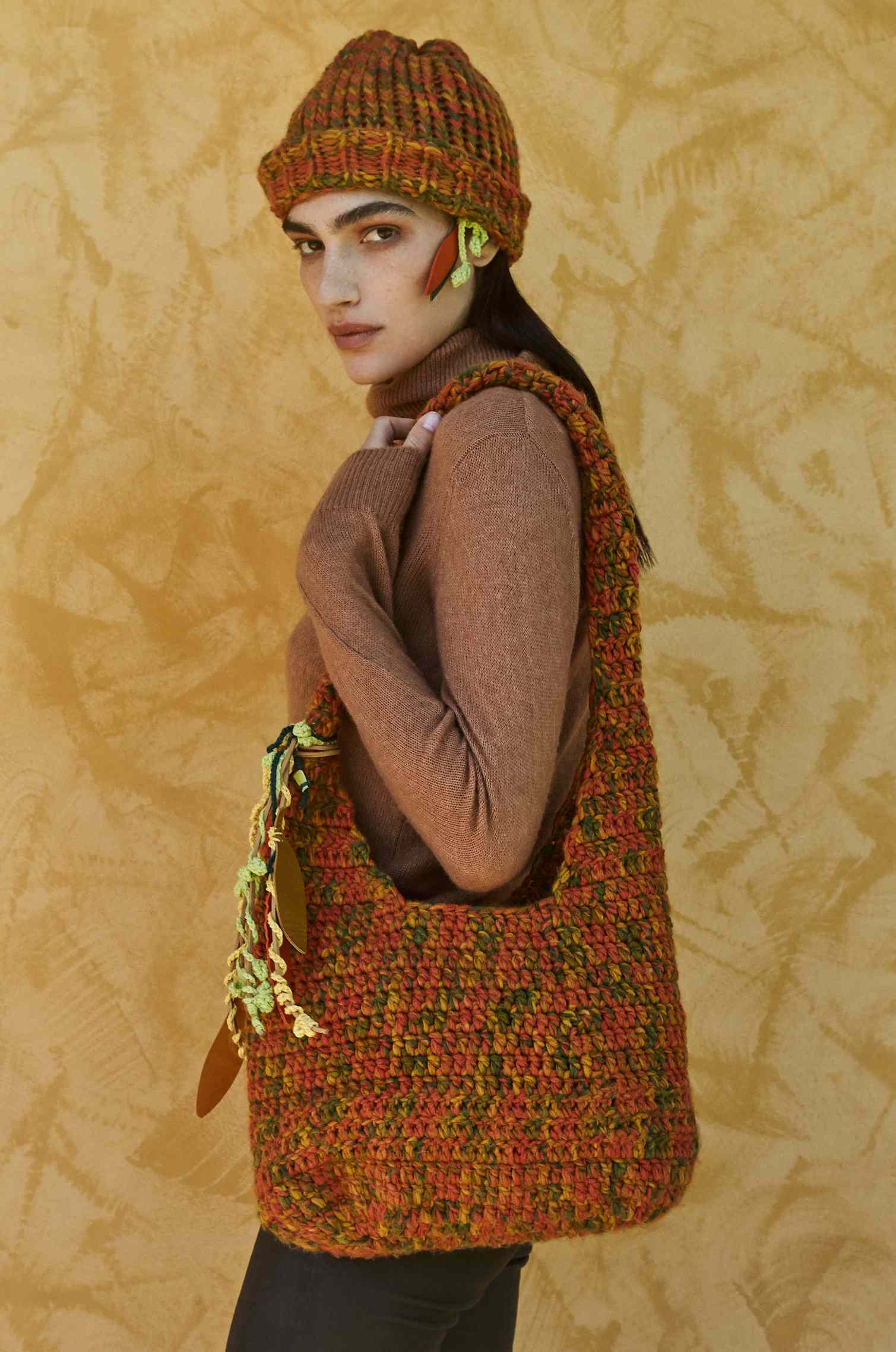 Handknitted Autumn Bag