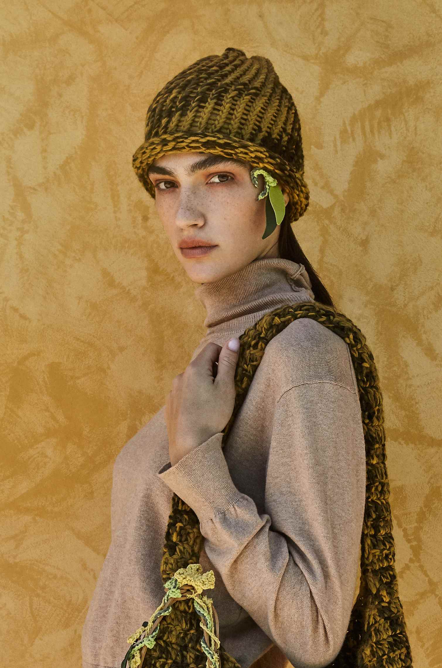 Handknitted Smoke Gray Beanie