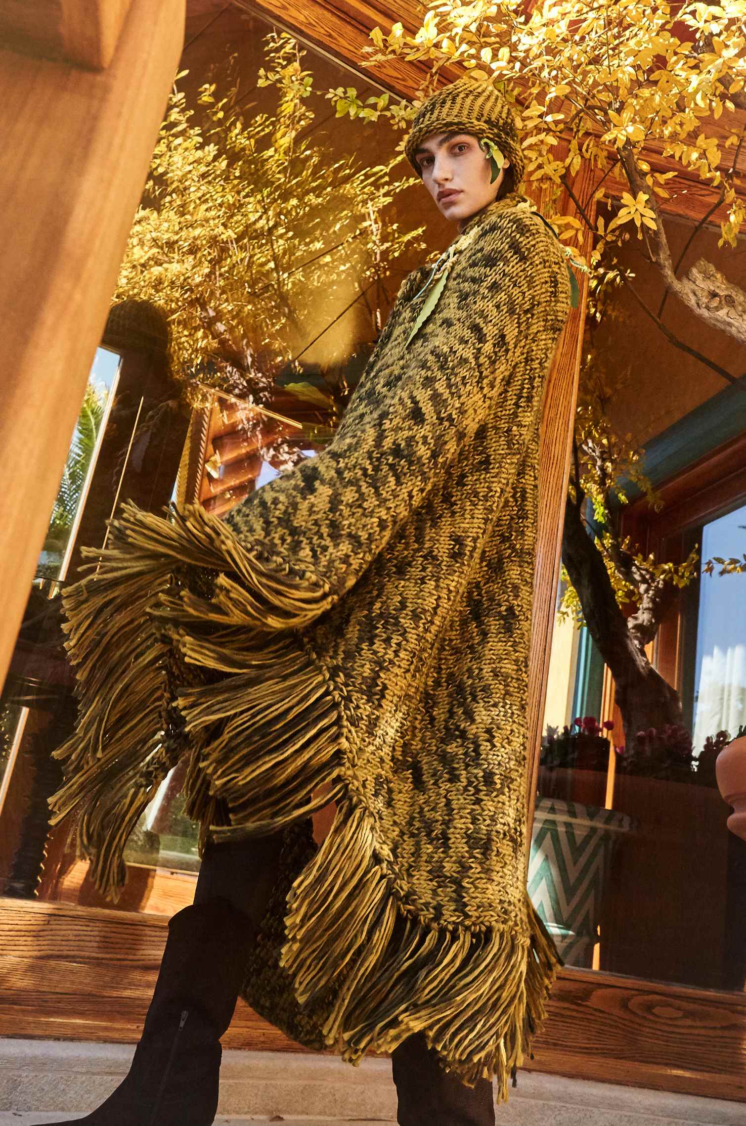 Handknitted Smoke Gray  Shawl