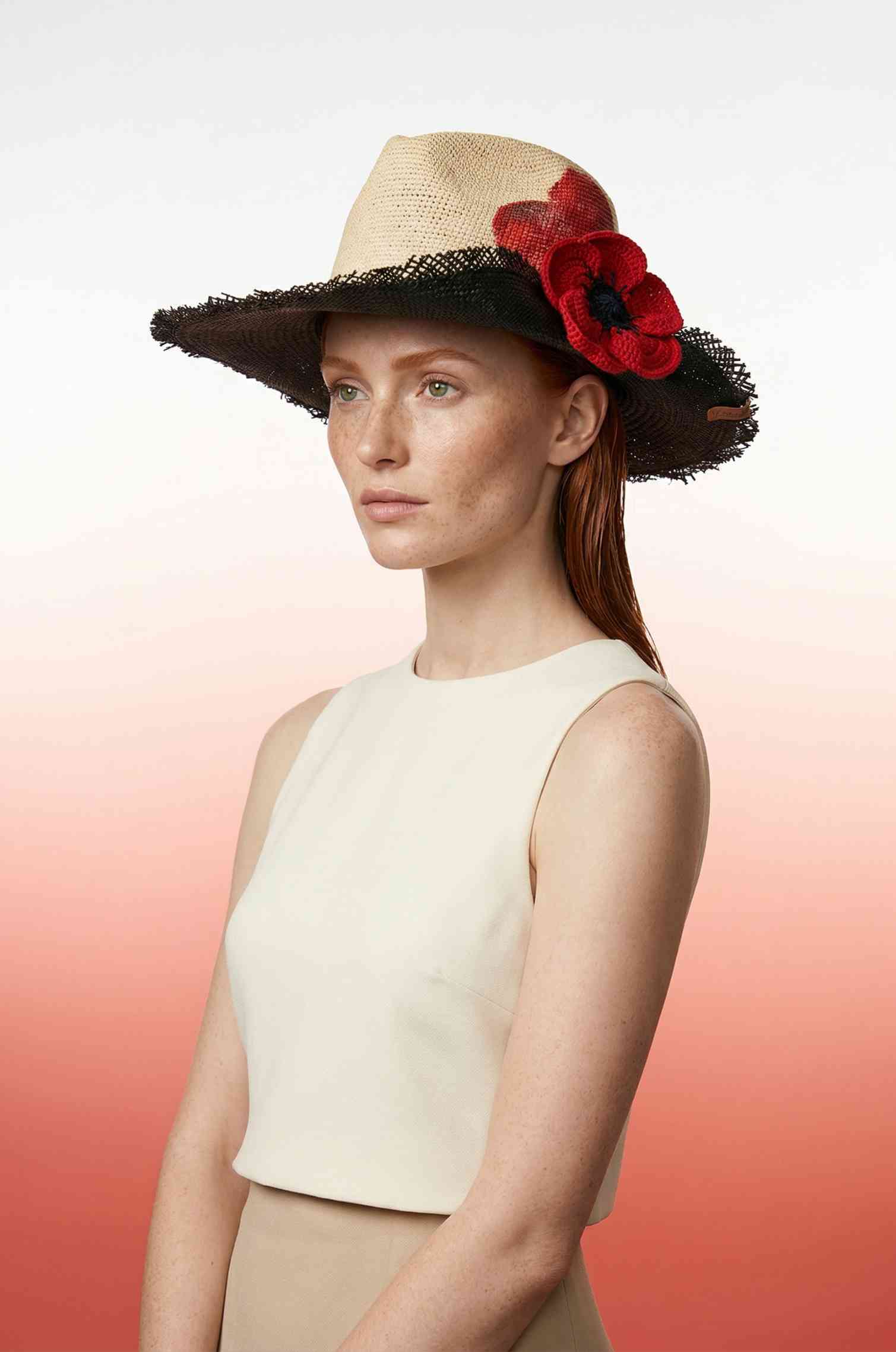 Scarlet Poppy Hat