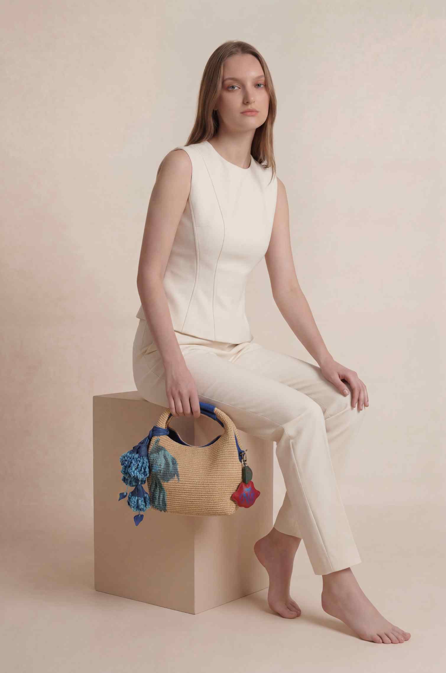 Bellflower Drops Bag Blue