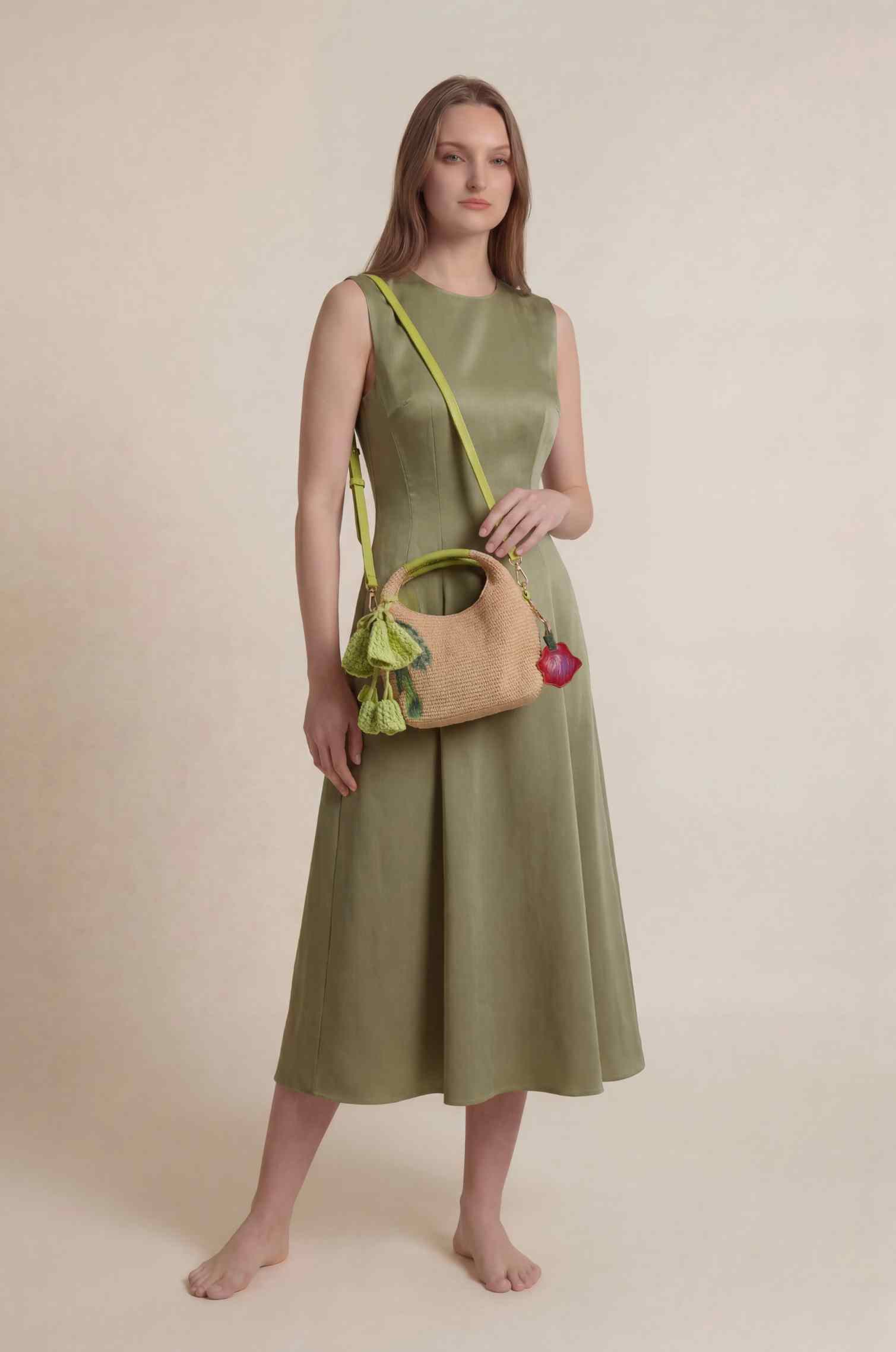 Bellflower Drops Bag Green