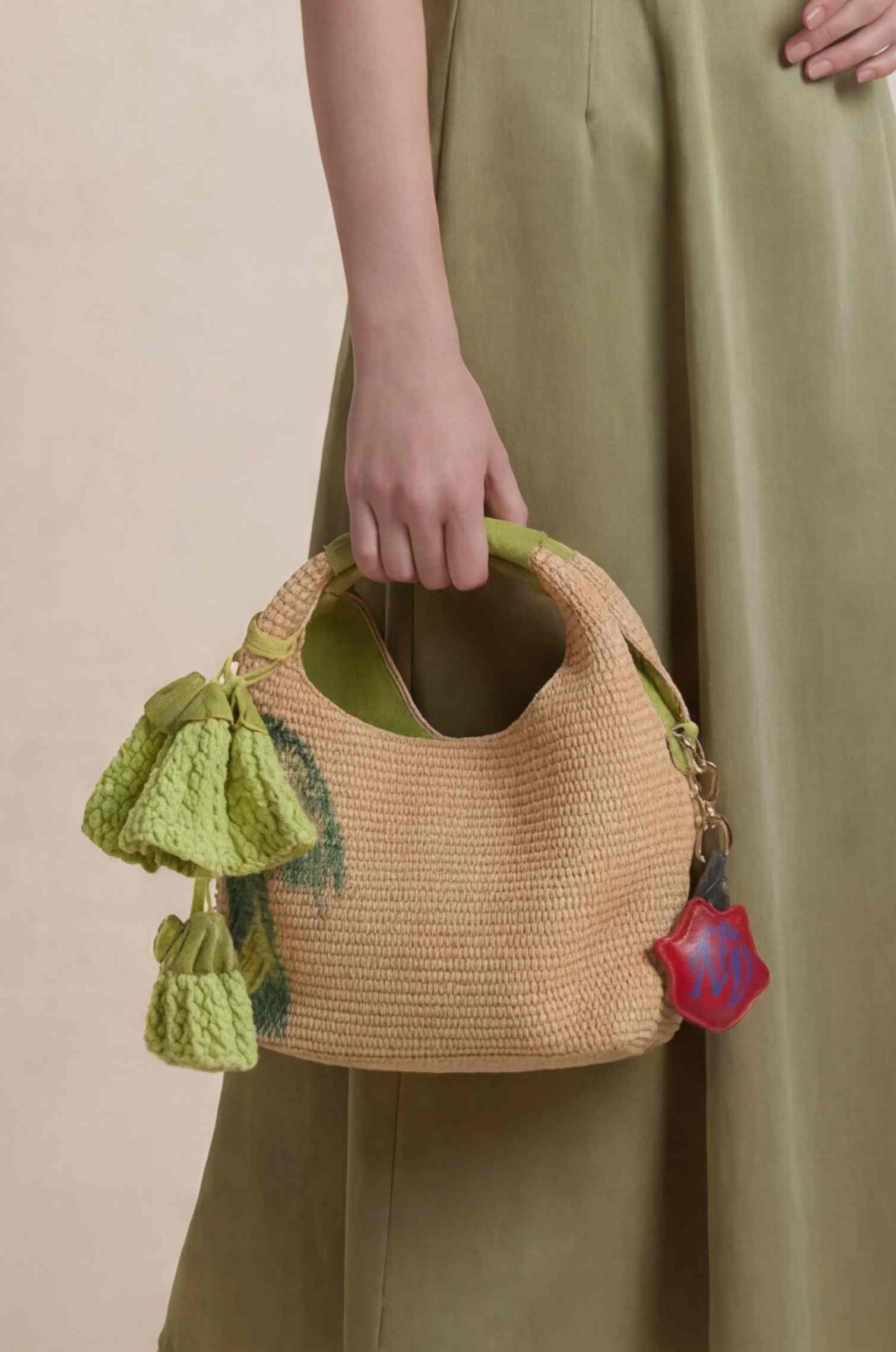 Bellflower Drops Bag Green