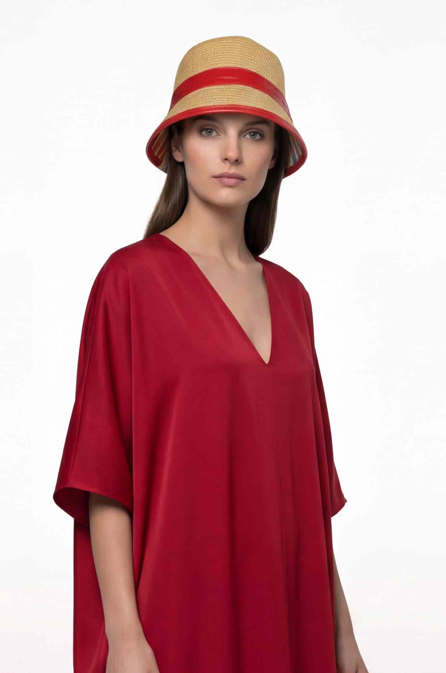 Riviera Band Hat Red