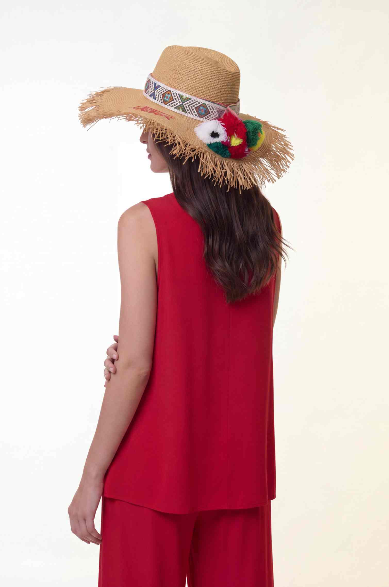 Carnival Fringe Panama Hat
