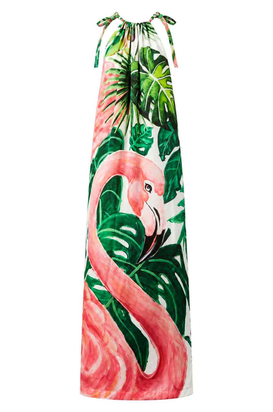 Flamingo mirage maxi dress