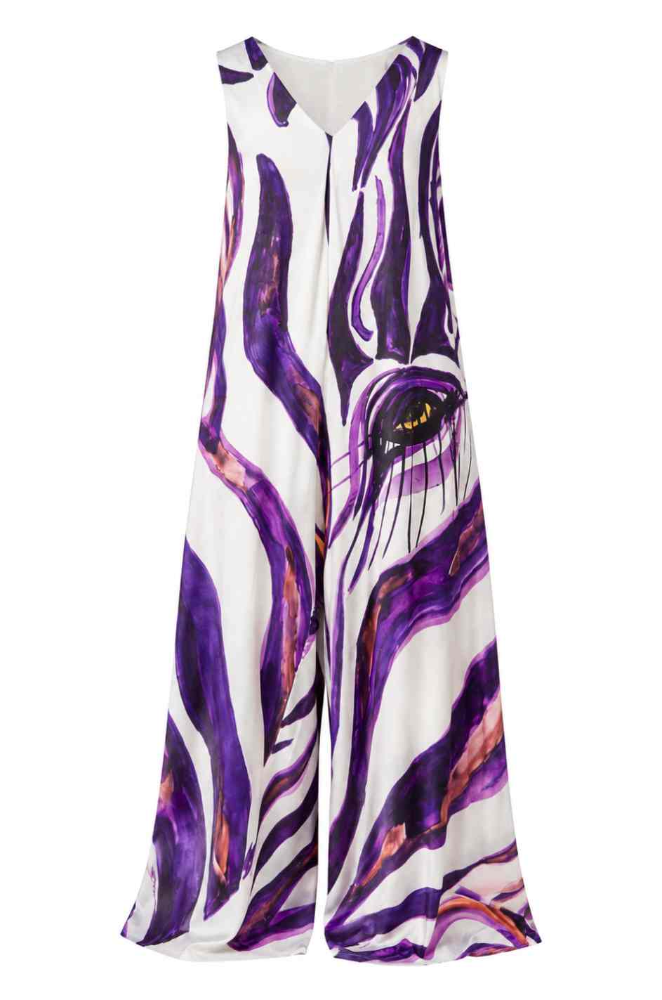 Violet zebra jumpsuit