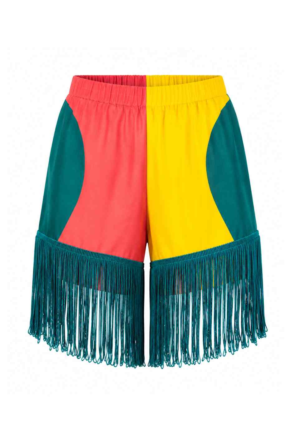 Retro silk shorts