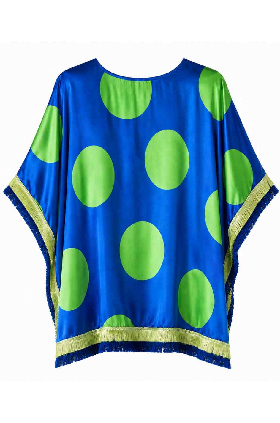 Spot at the sea 60’s silk poncho