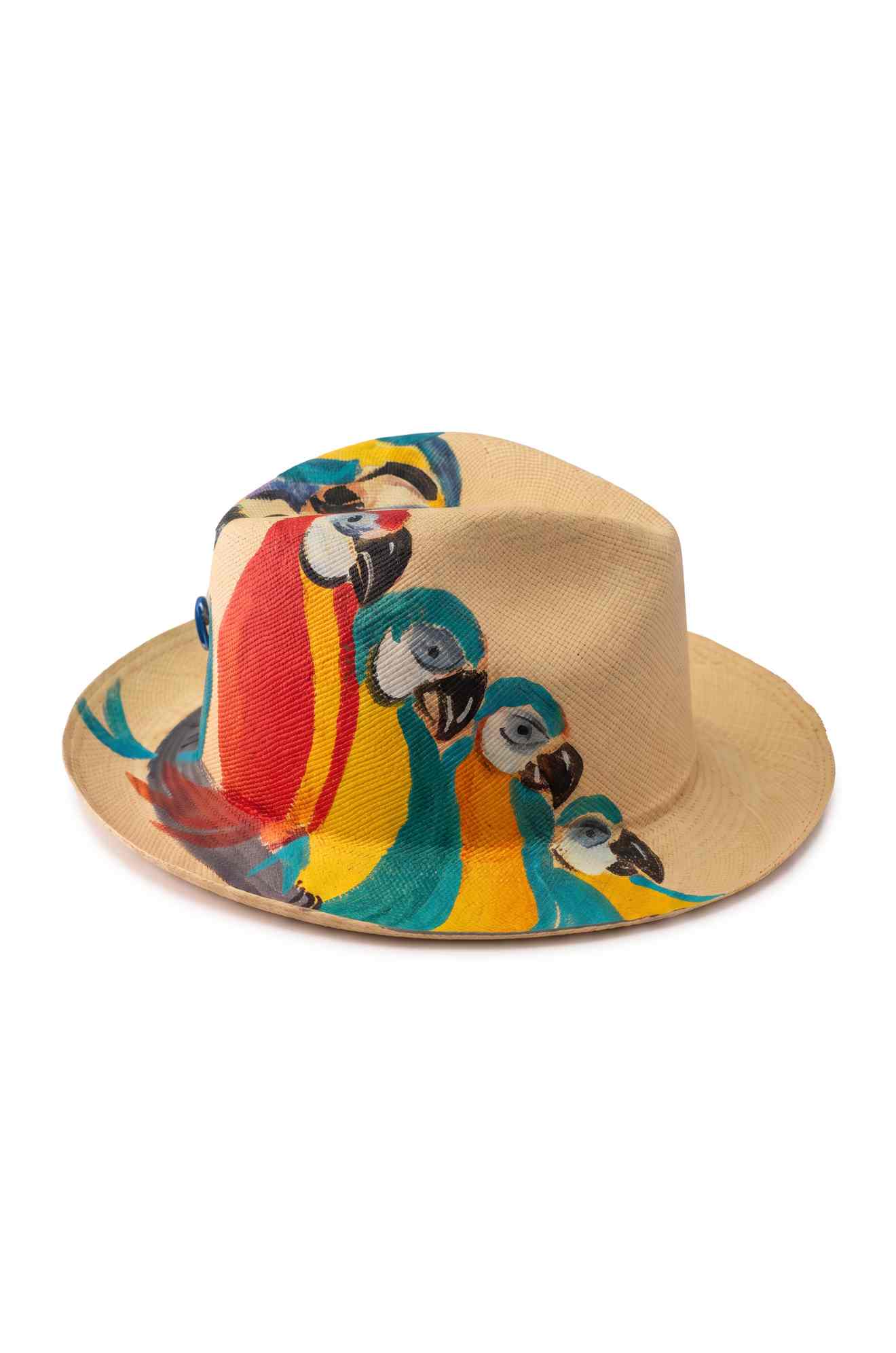 Parrot Majesty Panama hat