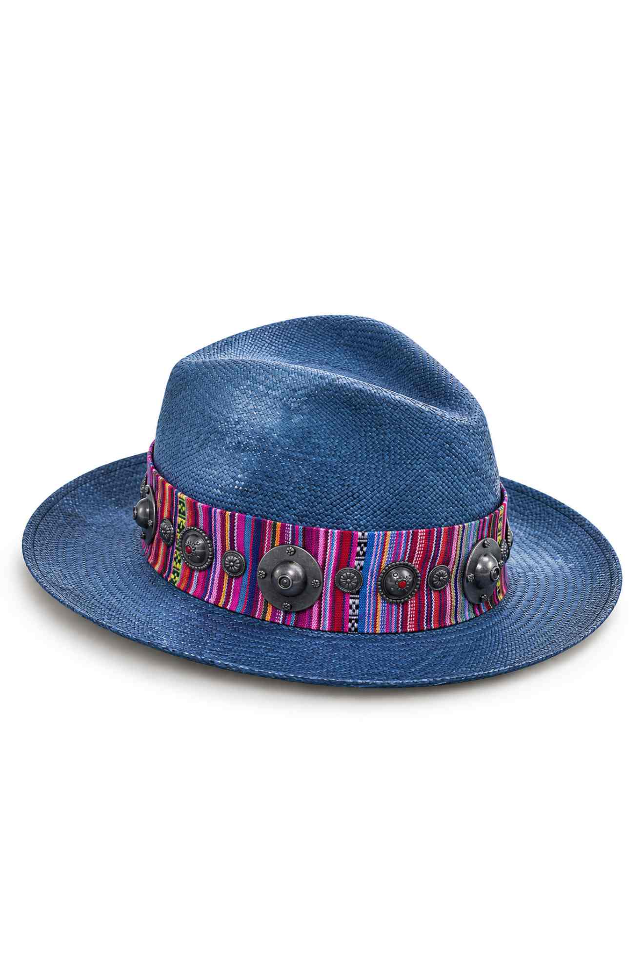 ZONE AT THE BLUE  PANAMA HAT