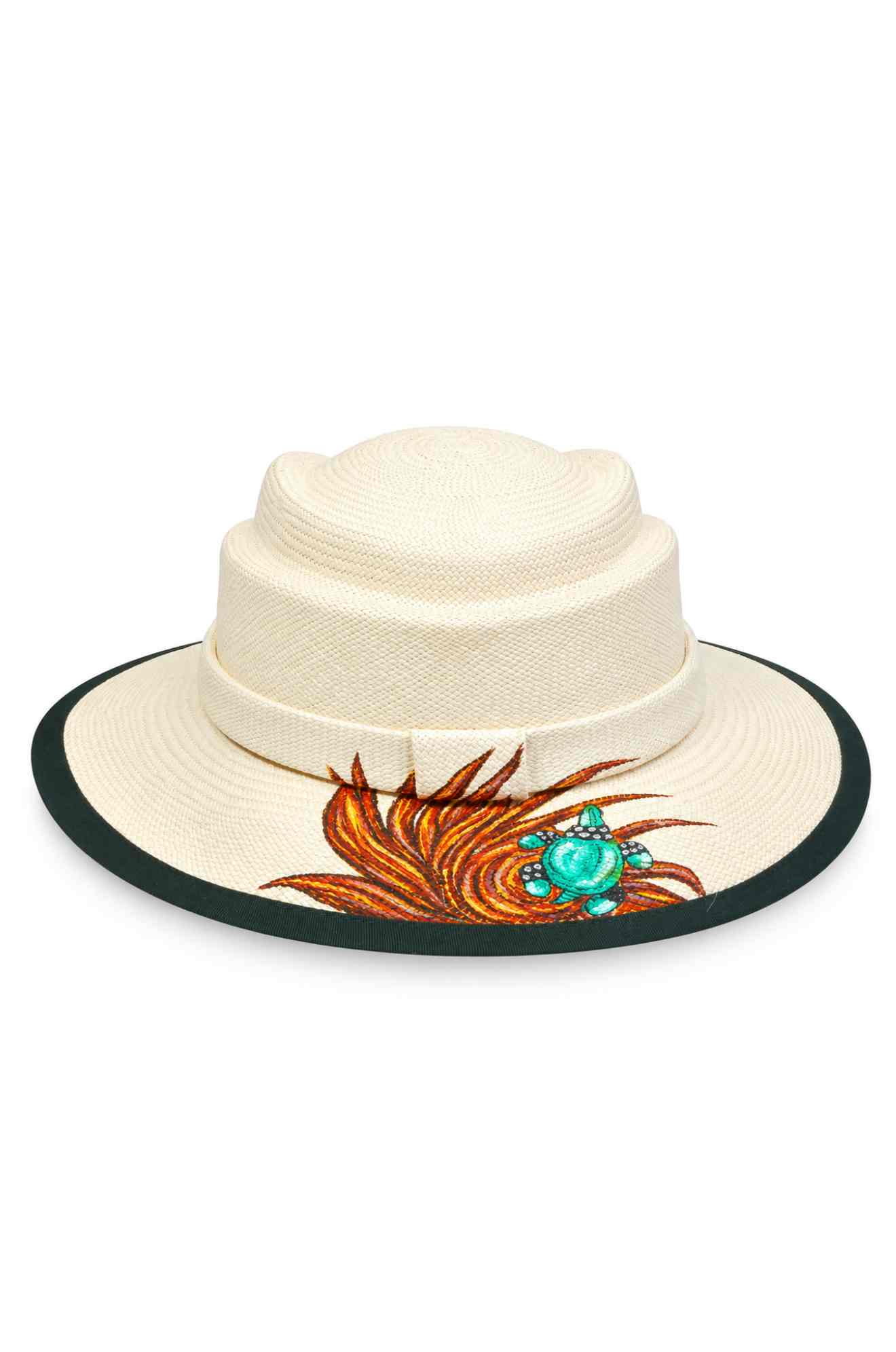 EMERALD TURTLE PANAMA HAT