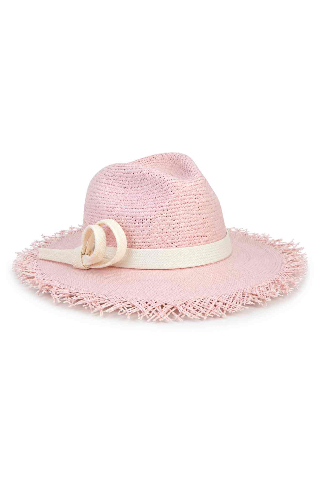 PINK ELEGANCE PANAMA HAT