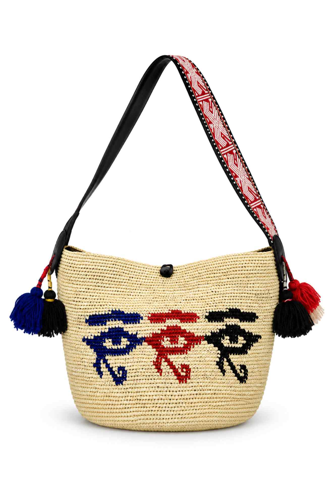 EGYPT LARGE CROCHET PANAMA BAG