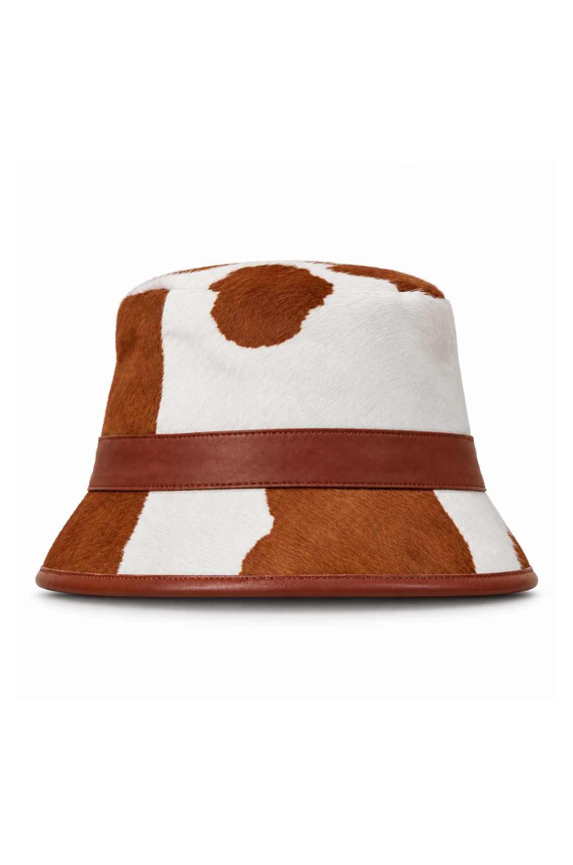 Bucket Calfskin Caramel  Hat