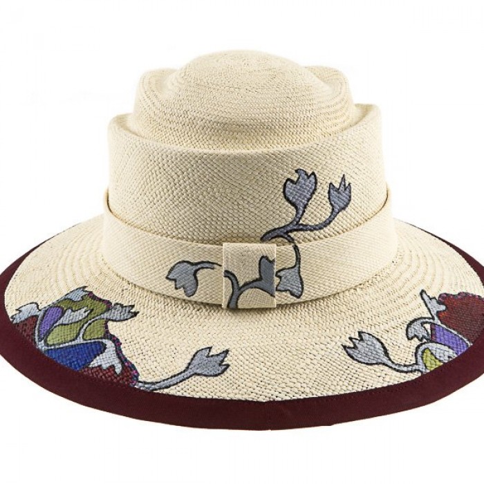 BOHO BOUQUET PANAMA HAT