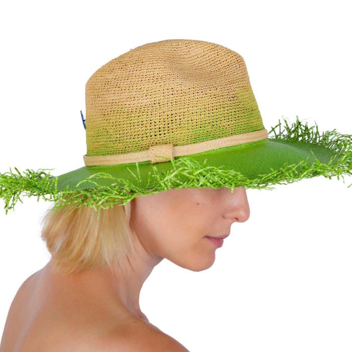 GREEN HERB PANAMA HAT