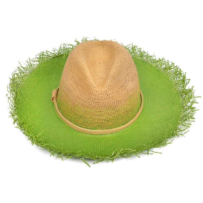 GREEN HERB PANAMA HAT
