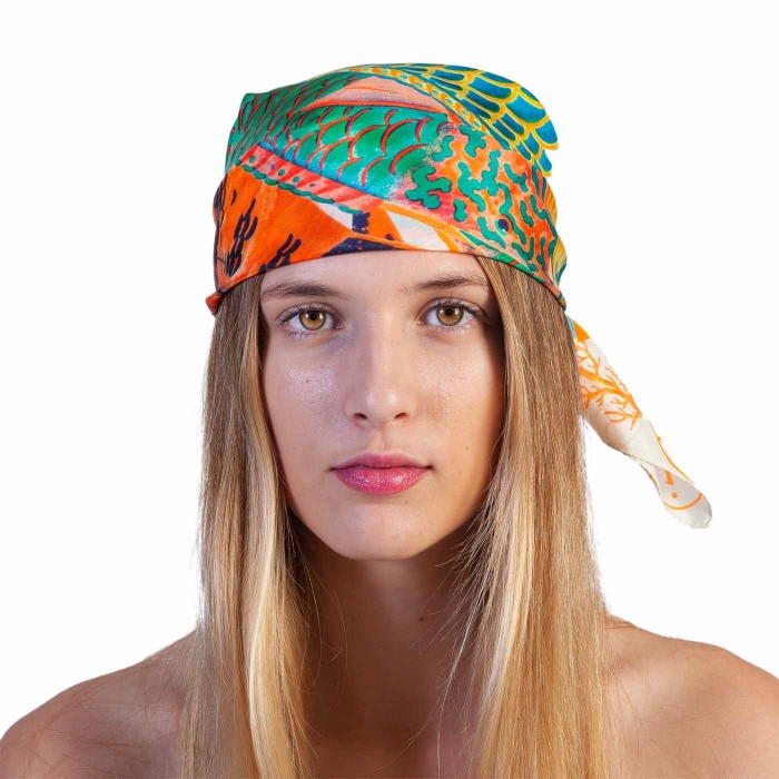 HAPPY FISHES SILK SCARF