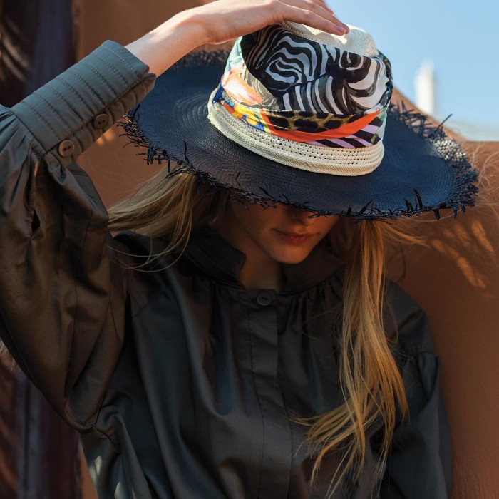 ZEBRA PANAMA HAT