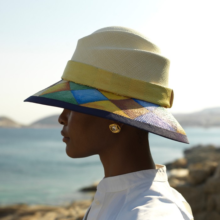 ILLUSION COLORS PANAMA HAT