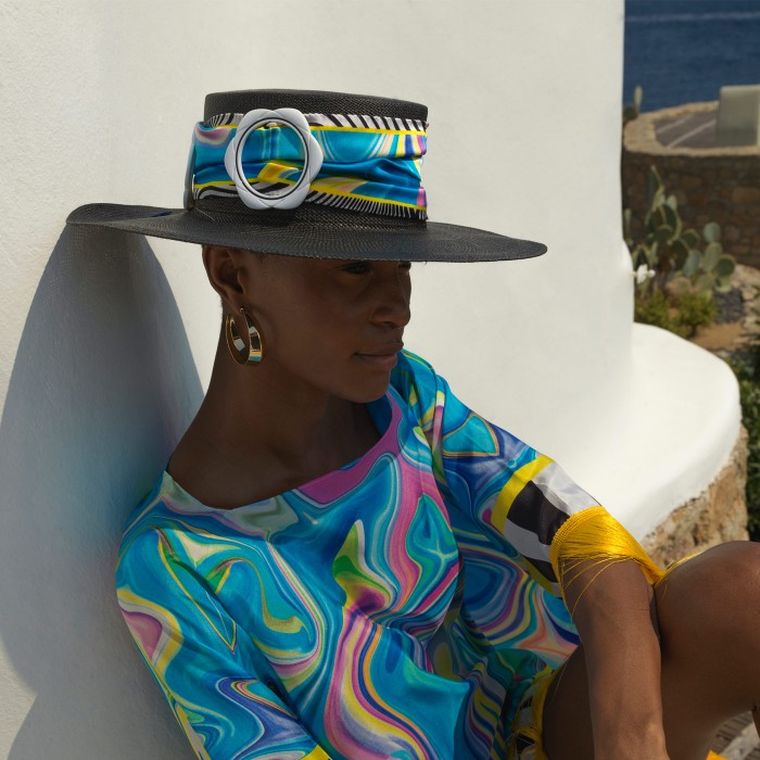 RAINBOW SPLASH PANAMA HAT