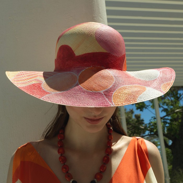 AUTUMN COLORS 60’s PANAMA HAT