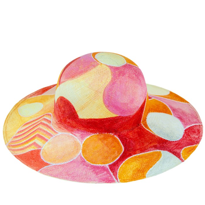 AUTUMN COLORS 60’s PANAMA HAT