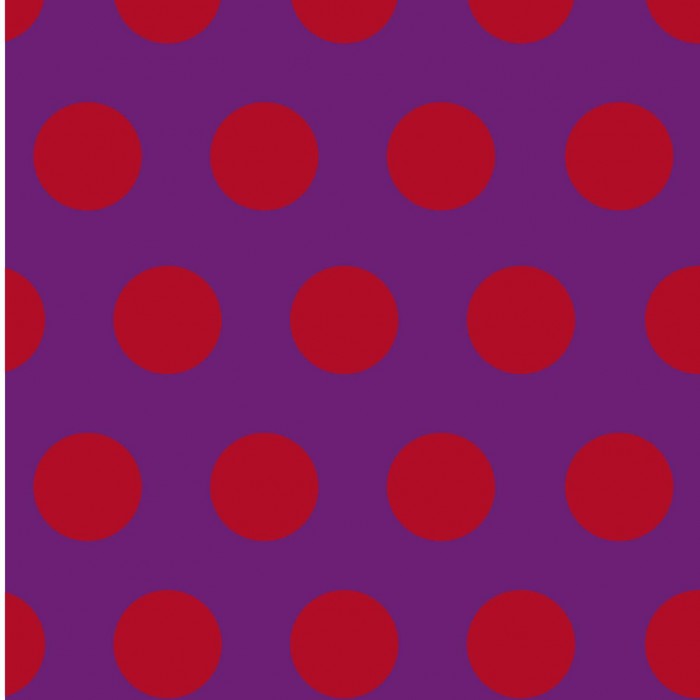 SPOT IN PURPLE 60’s SILK PONCHO