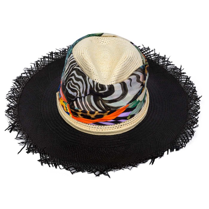 ZEBRA PANAMA HAT