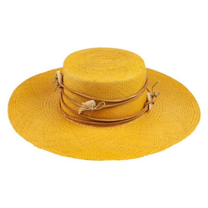 GOLD PANAMA HAT