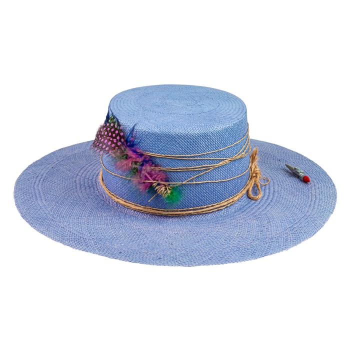 LAVENDER PANAMA HAT