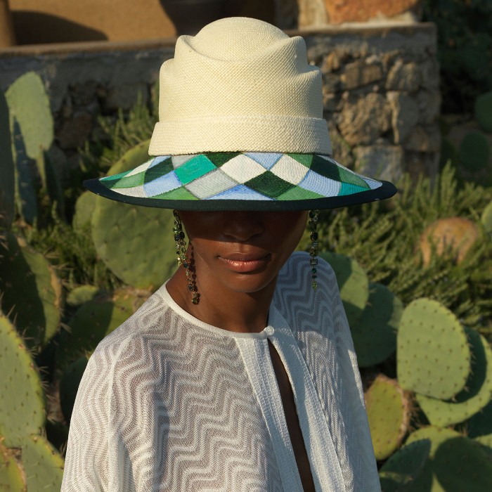 GREEN LAND PANAMA HAT