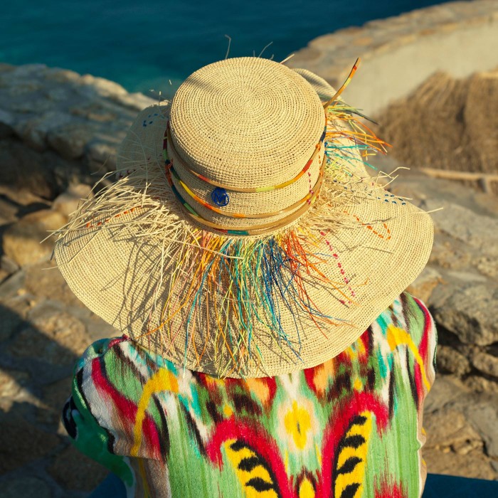 RAINBOW HAY PANAMA HAT