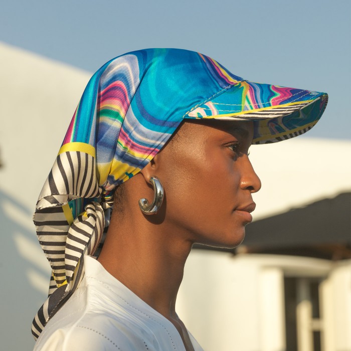 PSYCHEDELIC SILK VISOR