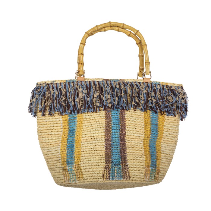 TULUM LARGE CROCHET PANAMA BAG