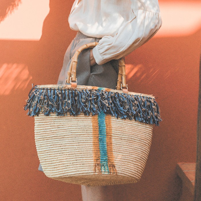 TULUM LARGE CROCHET PANAMA BAG