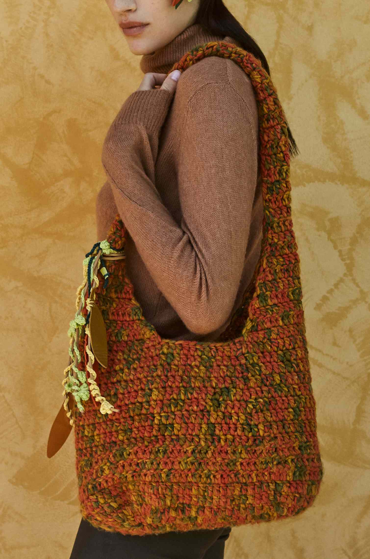 Handknitted Autumn Bag